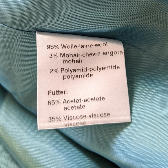 Akris Punto Multicolored Wool Mohair Boho Jacket Blazer Zip Front Sz 8-10 VGUC! - Picture 12 of 12